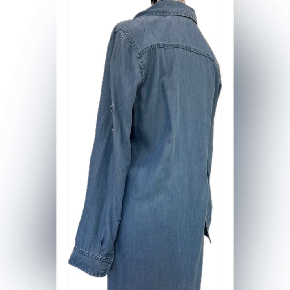 White House Black Market Denim Tunic - Picture 8 of 14
